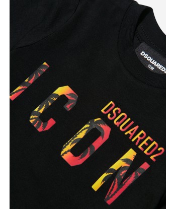 Dsquared2 Baby Boys Icon T-Shirt In Black JUSQU'A -70%! 