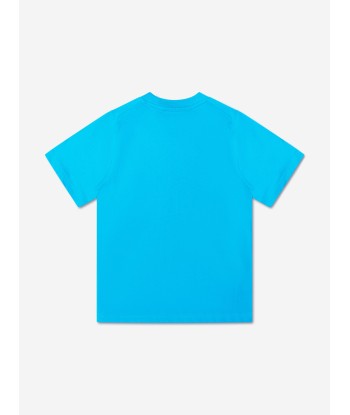 Dsquared2 Kids Logo T-Shirt In Blue pas cher