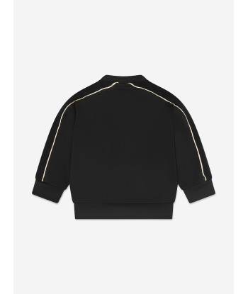 EA7 Emporio Armani Boys Train Gold Label Sweatshirt in Black Venez acheter