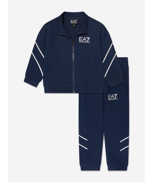 EA7 Emporio Armani Boys Train Logo Tracksuit in Navy prix pour 