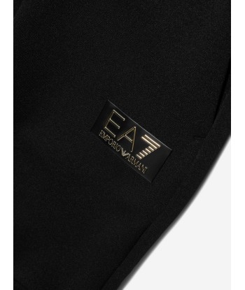 EA7 Emporio Armani Boys Train Gold Label Joggers in Black shop