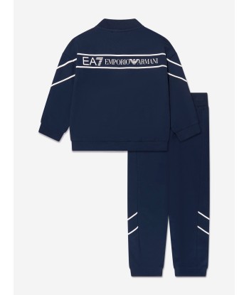 EA7 Emporio Armani Boys Train Logo Tracksuit in Navy prix pour 