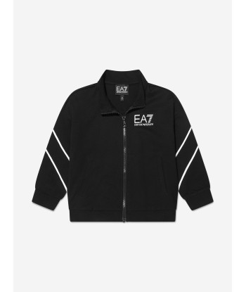 EA7 Emporio Armani Boys Train Logo Tracksuit in Black store