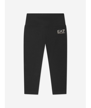 EA7 Emporio Armani Girls Logo Top And Leggings Set in White livraison gratuite