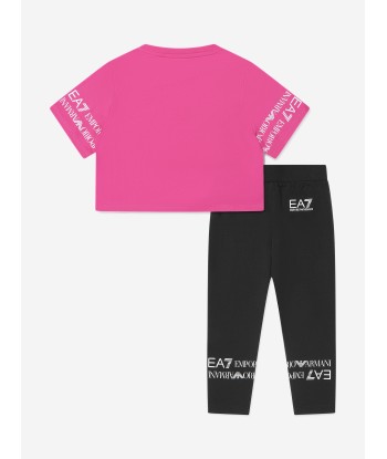 EA7 Emporio Armani Girls T-Shirt And Leggings Set in Pink 2 - 3 jours ouvrés.