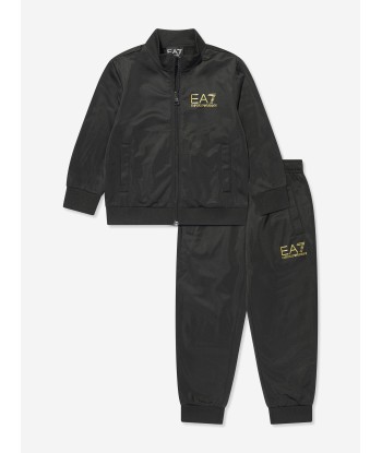 EA7 Emporio Armani Boys Train Core ID Tracksuit in Black ou a consommer sur place