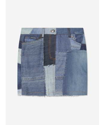 Dolce & Gabbana Girls Denim Skirt in Blue Profitez des Offres !