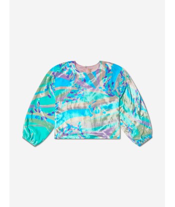 Pucci Girls Velvet Patterned Blouse En savoir plus