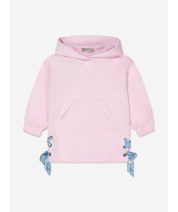 Pucci Girls Hooded Jersey Dress in Pink de la marque