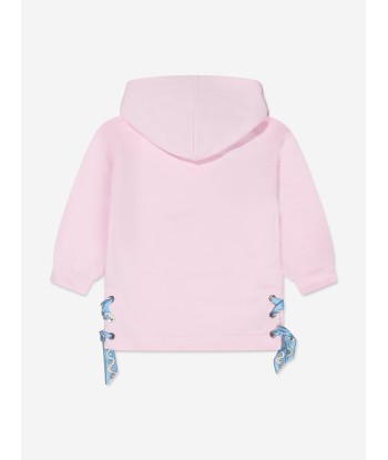 Pucci Girls Hooded Jersey Dress in Pink de la marque