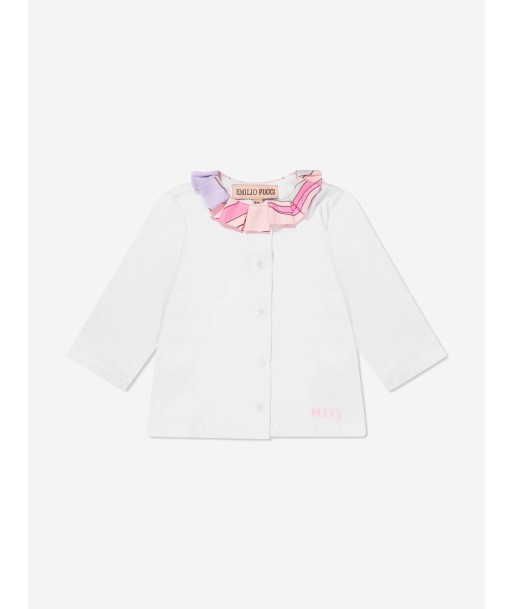 Pucci Baby Girls Marmo Blouse in White vente chaude votre 