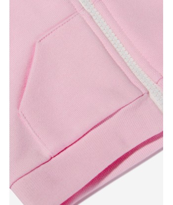 Pucci Baby Girls Zip Up Hoodie in Pink pas cher chine