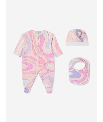 Pucci Baby Girls Babygrow Gift Set in Pink hantent personnes