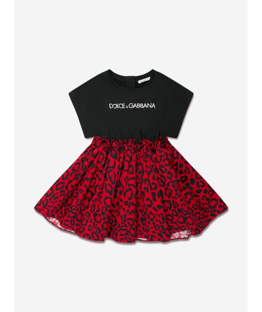 Dolce & Gabbana Girls T-Shirt Dress in Red est présent 