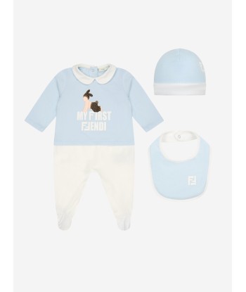 Fendi Fendi Boys Cotton Babygrow Gift Set Le MVP de beaucoup