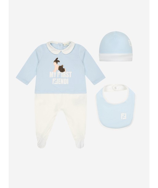 Fendi Fendi Boys Cotton Babygrow Gift Set Le MVP de beaucoup