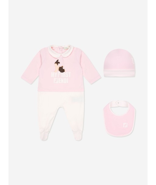 Fendi Baby Girls Cotton Babygrow Gift Set paiement sécurisé