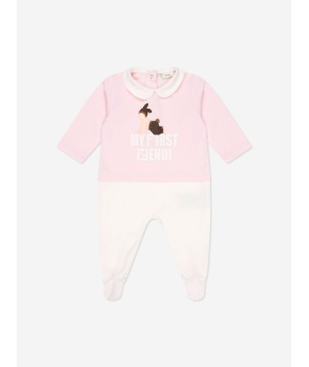 Fendi Baby Girls Cotton Babygrow Gift Set paiement sécurisé