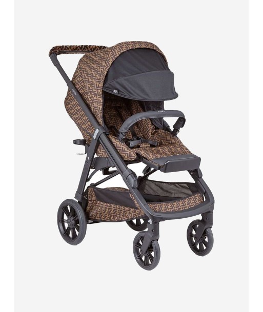 Fendi Baby FF Logo Stroller in Brown online