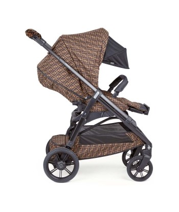 Fendi Baby FF Logo Stroller in Brown online