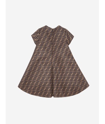 Fendi Girls Neoprene FF Logo Bow Dress Venez découvrir notre 