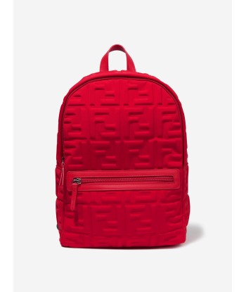 Fendi Kids FF Logo Backpack (H:35cm) Faites des économies