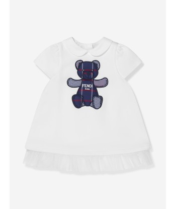 Fendi Baby Girls Teddy Bear Dress les ligaments