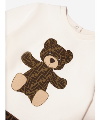 Fendi Baby Girls Teddy Bear Dress le des métaux précieux