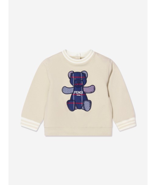 Fendi Baby Teddy Bear Sweatshirt la colonne vertébrale