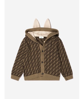 Fendi Baby Bunny Ears Cardigan shop