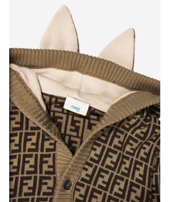 Fendi Baby Bunny Ears Cardigan shop