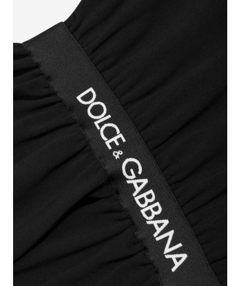 Dolce & Gabbana Girls Logo T-Shirt Dress in Black une grave pollution 