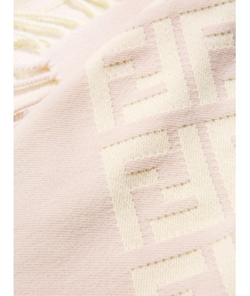 Fendi Baby Wool FF Logo Blanket Faites des économies