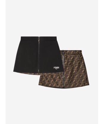 Fendi Girls Reversible Logo Skirt En savoir plus