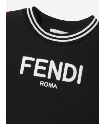 Fendi Girls Checked A-Line Dress le concept de la Pate a emporter 