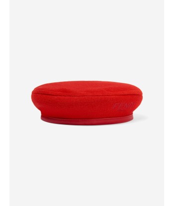 Fendi Girls Reversible Logo Beret Voir les baskets