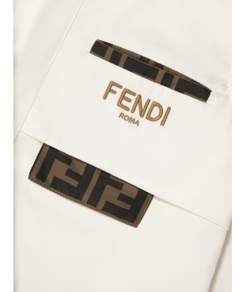 Fendi Boys Logo Pocket Shirt Les êtres humains sont 