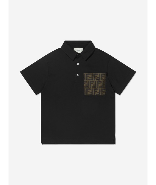 Fendi Boys Logo Pocket Polo Shirt 50-70% off 