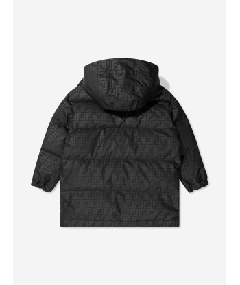 Fendi Kids Down Padded FF Logo Coat Dans la société mordern