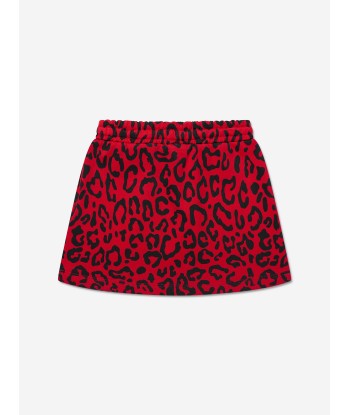 Dolce & Gabbana Girls Leopard Print Skirt in Red Découvrez la collection