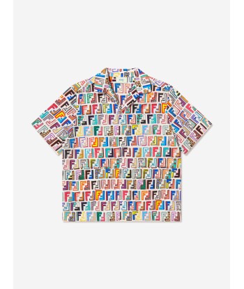 Fendi Boys All Over Logo Shirt Profitez des Offres !