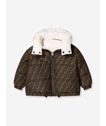 Fendi Boys Reversible FF Tape Puffer Coat Vous souhaitez 