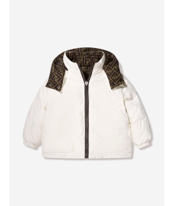 Fendi Boys Reversible FF Tape Puffer Coat Vous souhaitez 