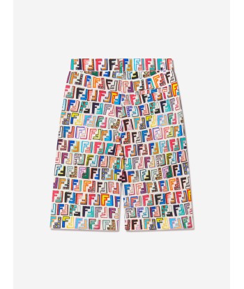 Fendi Boys All Over Logo Shorts livraison et retour toujours gratuits