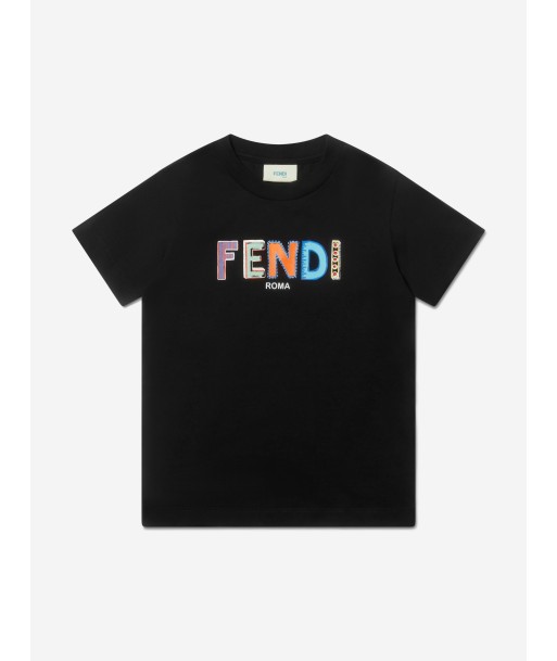 Fendi Boys Logo Print T-Shirt Fin de série