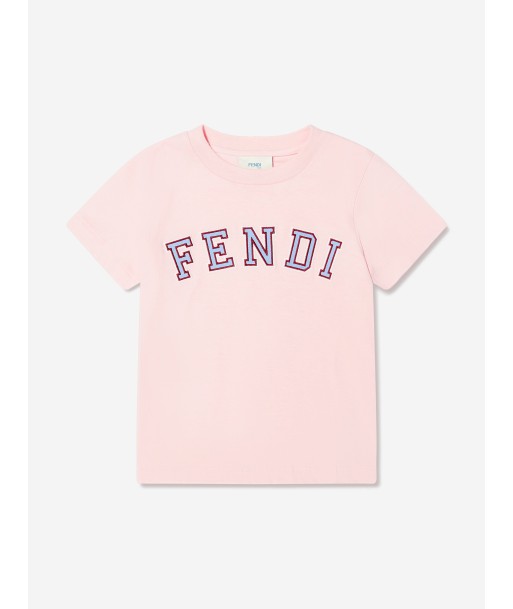 Fendi Kids Jersey Logo T-Shirt Comparez et commandez 