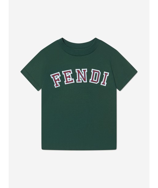 Fendi Boys Varsity Logo T-Shirt shop