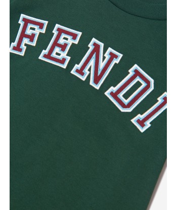 Fendi Boys Varsity Logo T-Shirt shop