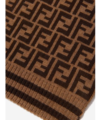 Fendi Kids Wool Logo Scarf 50% de réduction en Octobre 2024