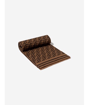 Fendi Kids Wool Logo Scarf 50% de réduction en Octobre 2024